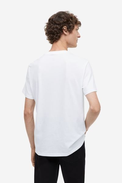 Regular Fit T-shirt - White - Men | H&M US | H&M (US + CA)