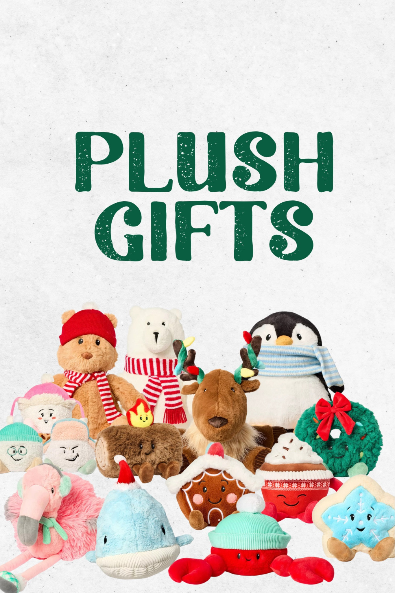 Adorable Christmas plushies 🧸 
Christmas gifts, Christmas stuffed animal, gifts for kids, gifts for girls, gifts for boys, gifts for babies, gifts under $10, Christmas ideas, Christmas toys, holiday playroom 

#LTKHoliday #LTKKids #LTKGiftGuide
