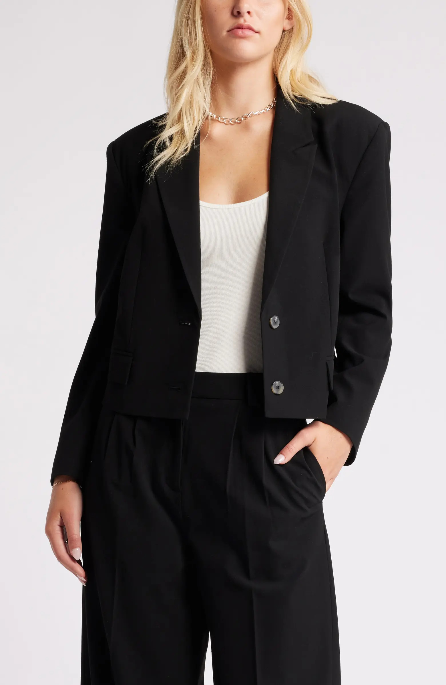 Open Edit Crop Blazer | Nordstrom | Nordstrom