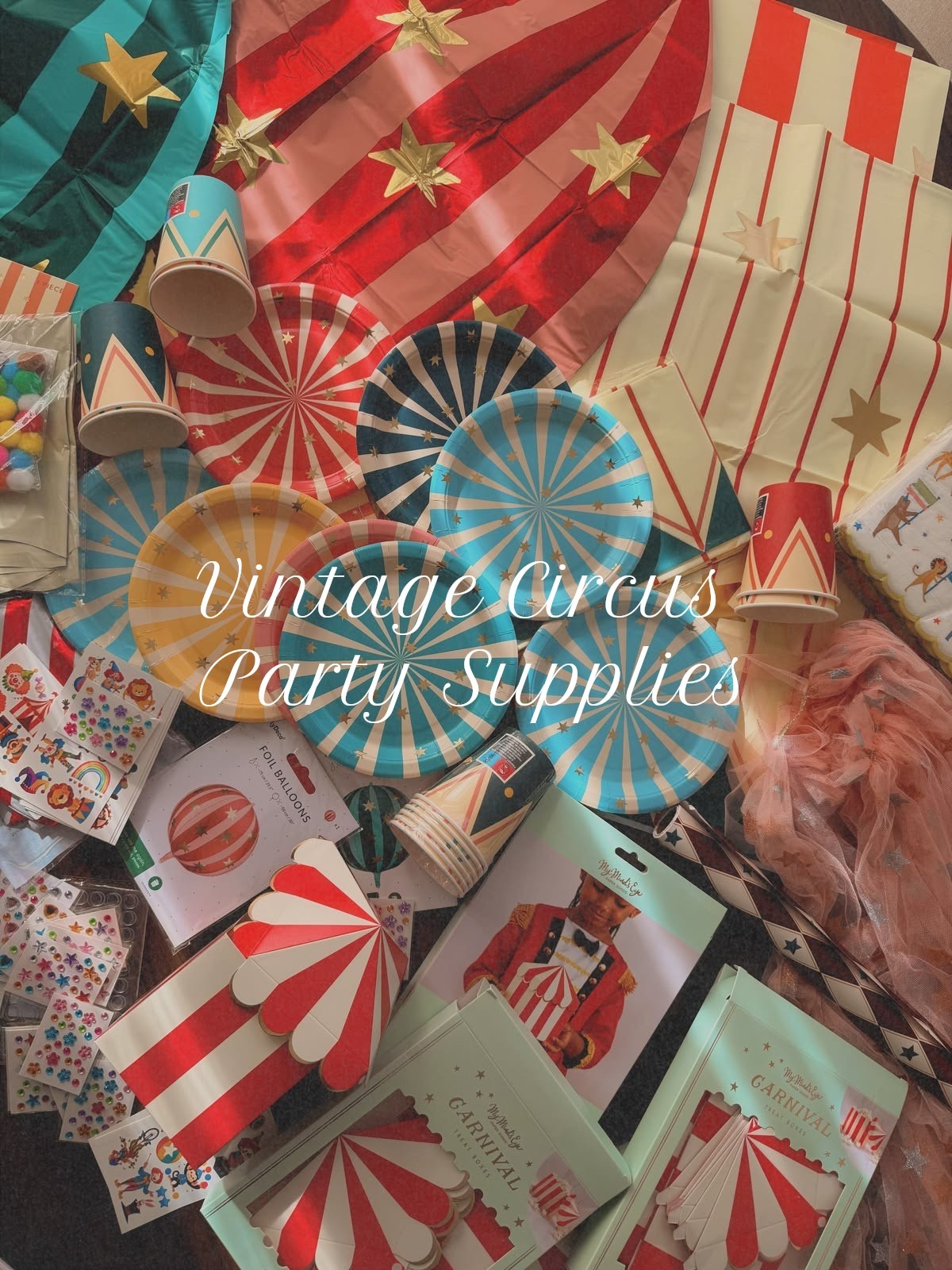 Vintage Circus Birthday Party Supplies 

#LTKmomlife #LTKBaby #LTKKids