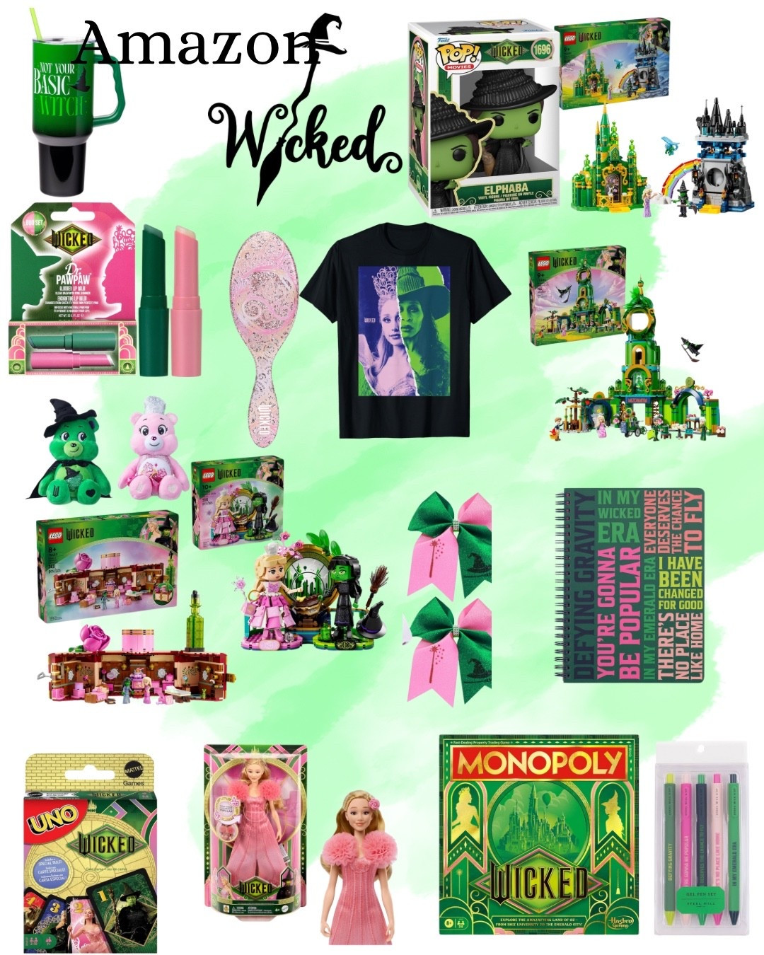 Wicked merchandise. Wicked the movie. Christmas gift. Holiday gift. Wicked toys. Wicked merch from Amazon.

#LTKKids #LTKGiftGuide #LTKHoliday
