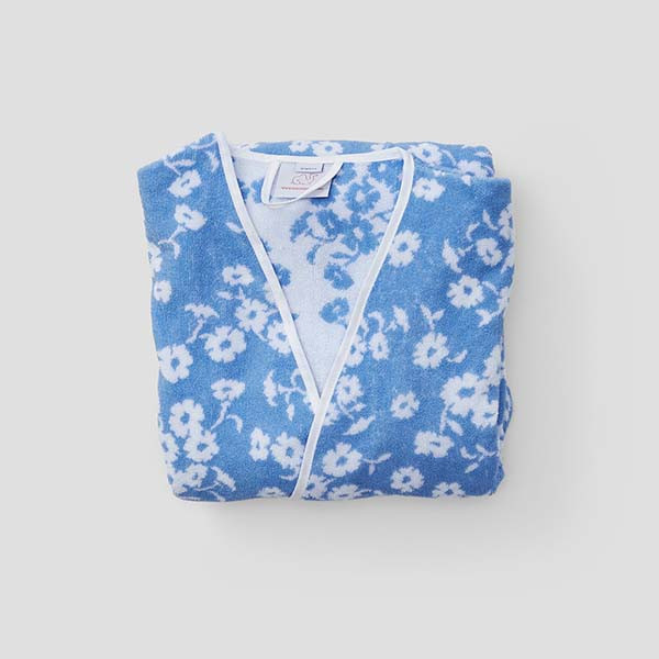 Women's Short Patterned Robe | Weezie Towels