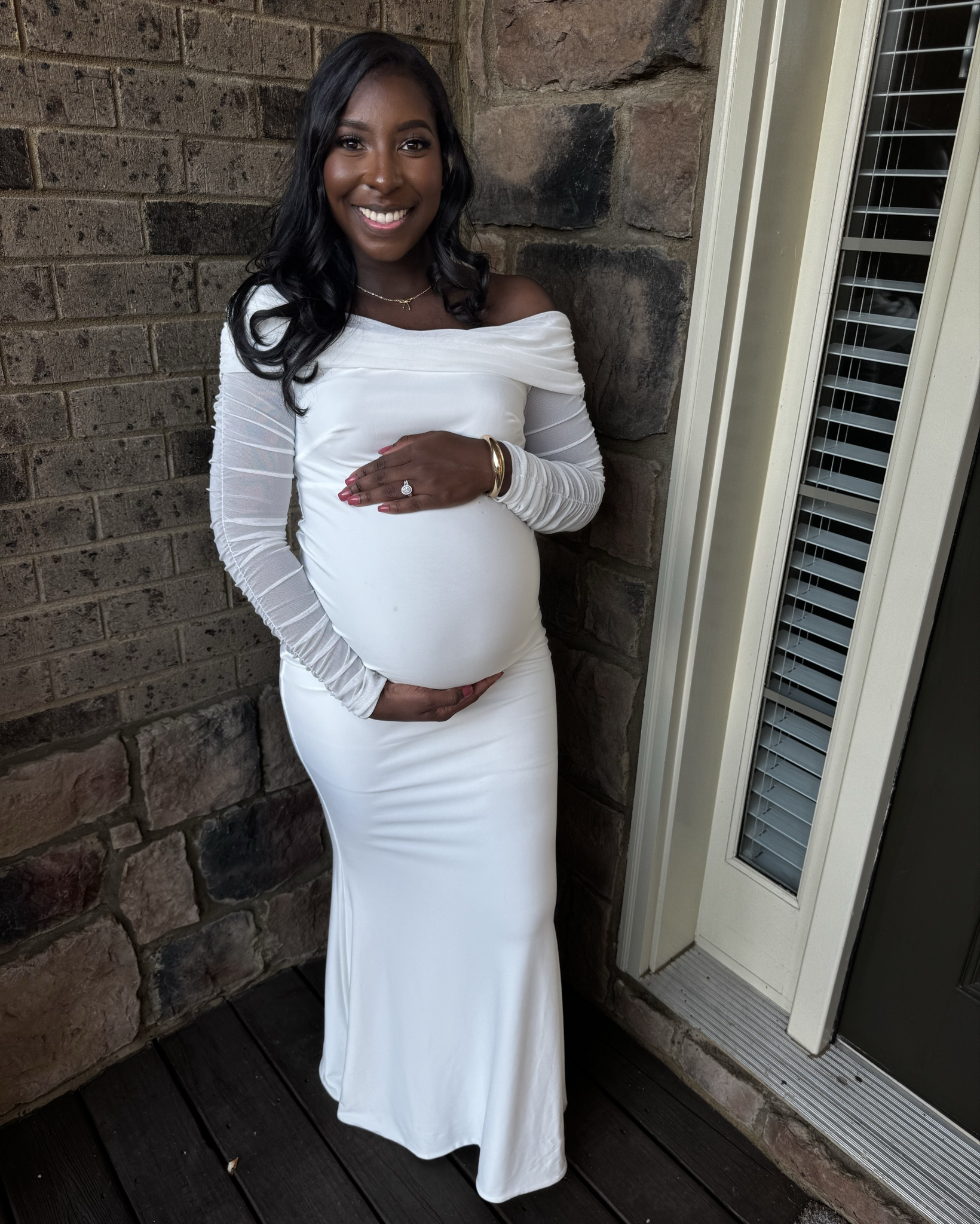 Loved this dress for my baby shower 💗

#LTKootd #LTKmomlife #LTKPetite