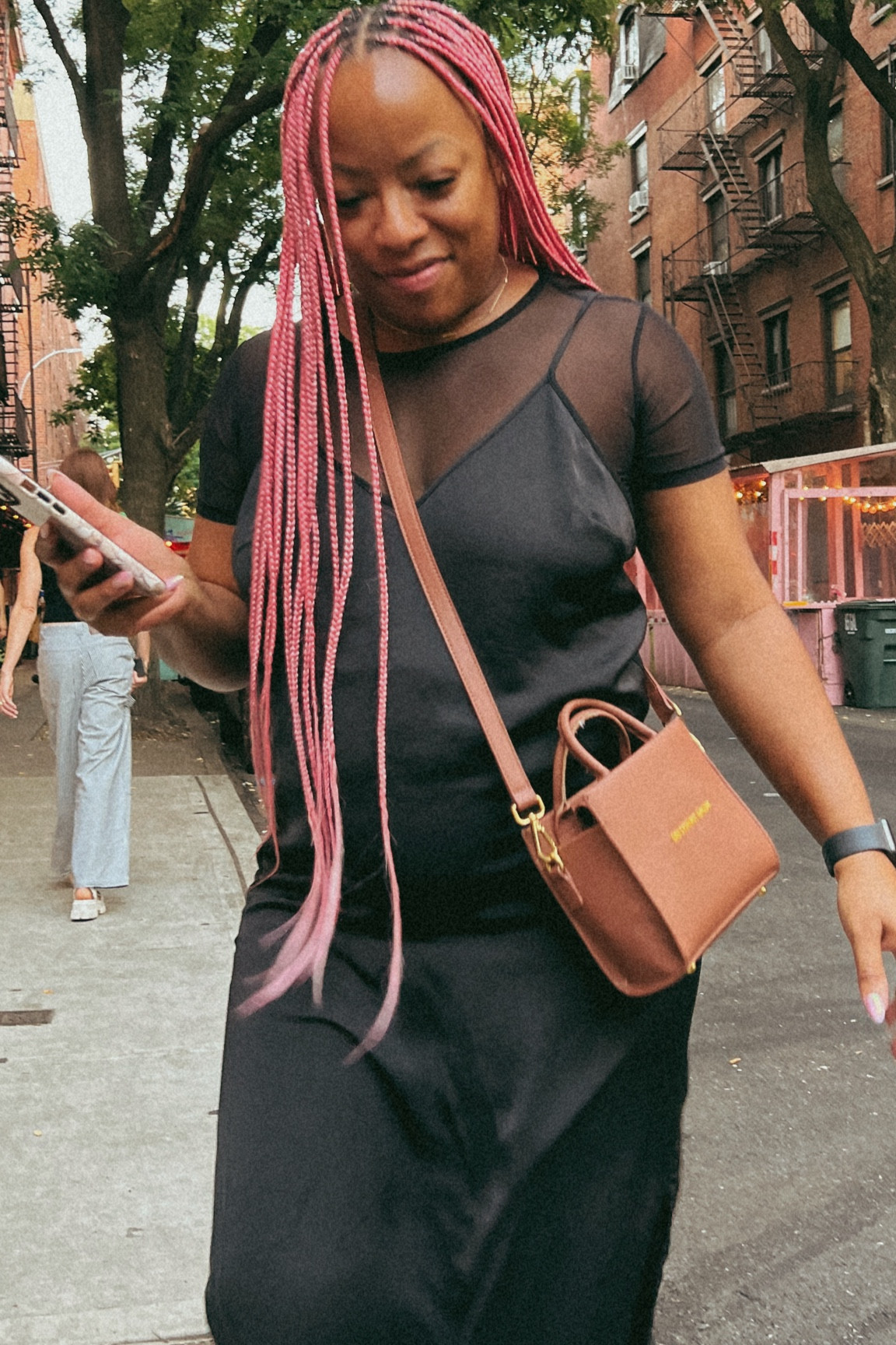 Silk dress over a mesh top. 👌🏽

#LTKMidsize #LTKFindsUnder50 #LTKStyleTip