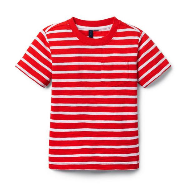 Striped Slub Pocket Tee | Janie and Jack