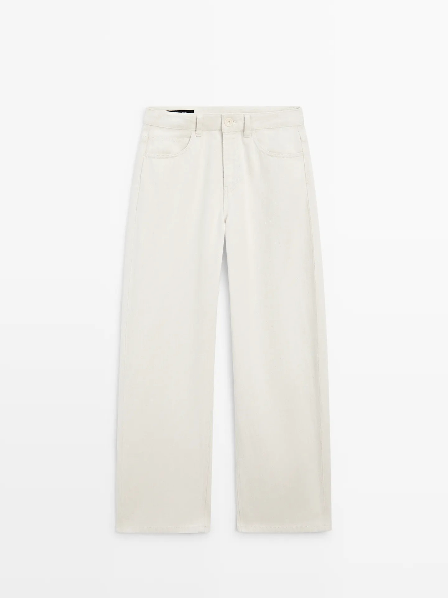 Jeans im Barrel-Fit mit hohem Bund | Massimo Dutti DE