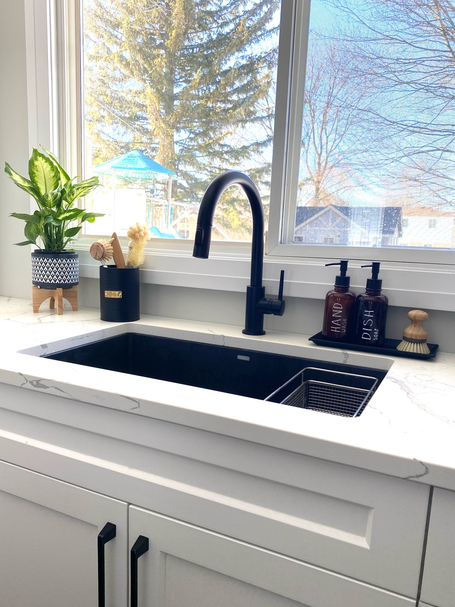 Kitchen sink essentials. Clean and simple black kitchen sink and faucet. 

#LTKfamily #LTKhome #LTKstyletip