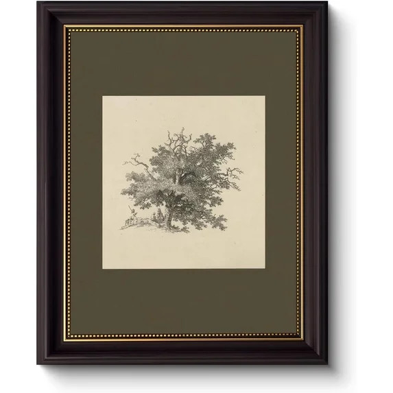 Dark Brown Frame Vintage Tree Wall Art Prints, Farmhouse Tree Sketch Landscape Pictures Painting,... | Walmart (US)