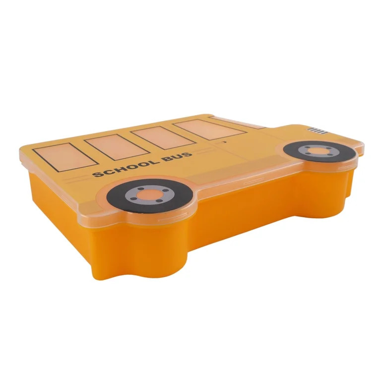 COOK WITH COLOR Lunch Box Container, 8-Grid Snack Box, School Bus Theme | Walmart (US)