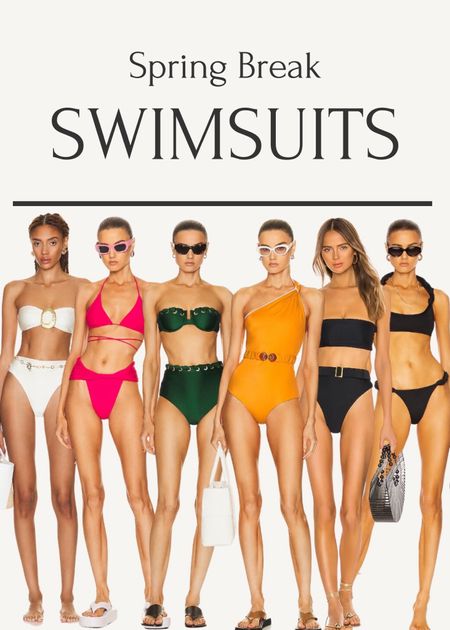 Spring break swimsuit ideas!! #swimsuits #swimwear #swimsuitideas #swimwearlooks #soringbreakswimsuits #vacationlooks #swim 

#LTKMostLoved #LTKSeasonal #LTKstyletip