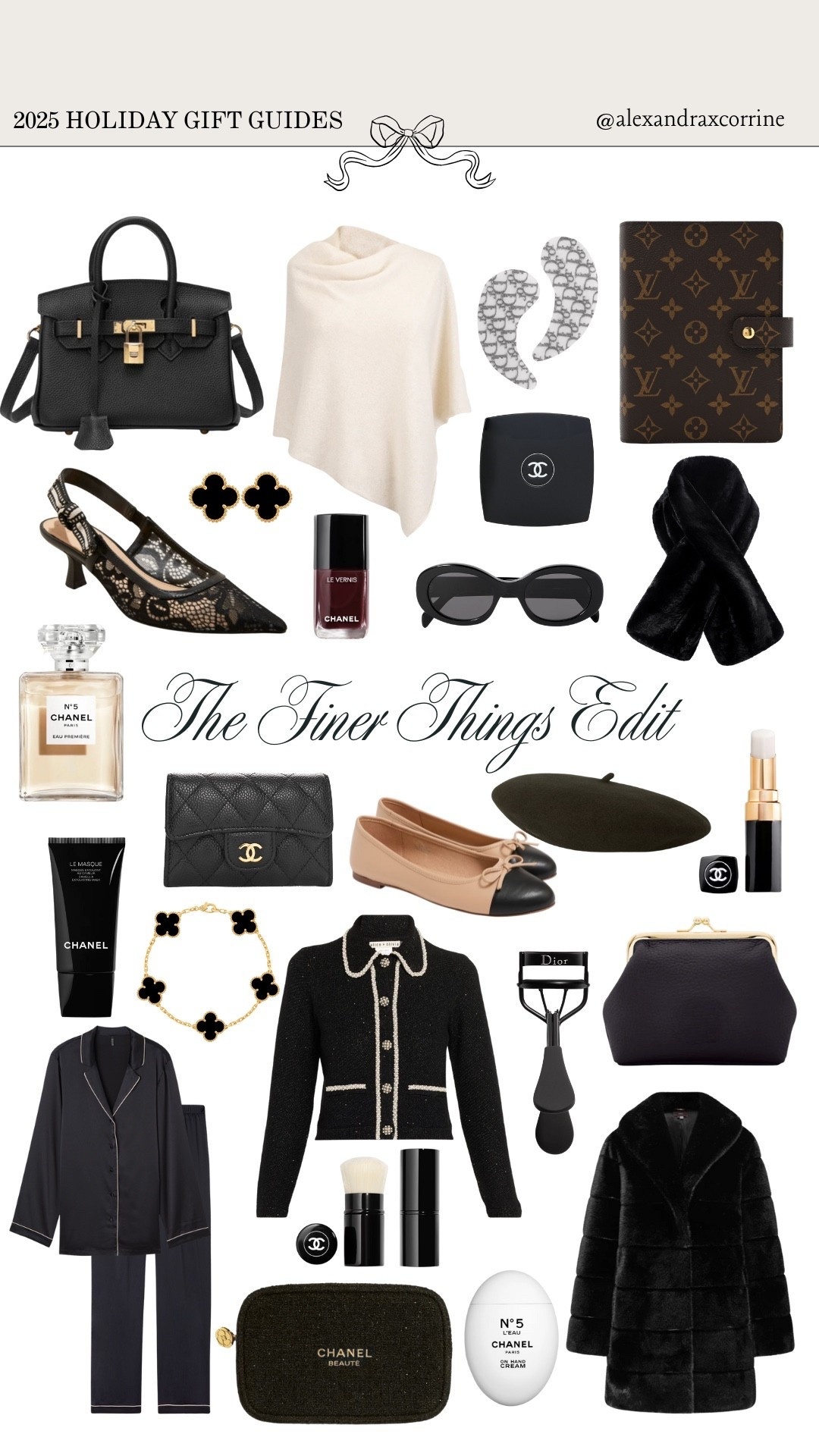 The 2025 holiday gift guides curated by Alexandra Corrine: The designer edit 🐩 

Gift guide, holiday, Christmas gift ideas, gift ideas, wishlist, present, gift inspiration, holiday shopping, luxury, designer, classic chic girl, bougie on a budget, luxe for less

#LTKGiftGuide #LTKHoliday