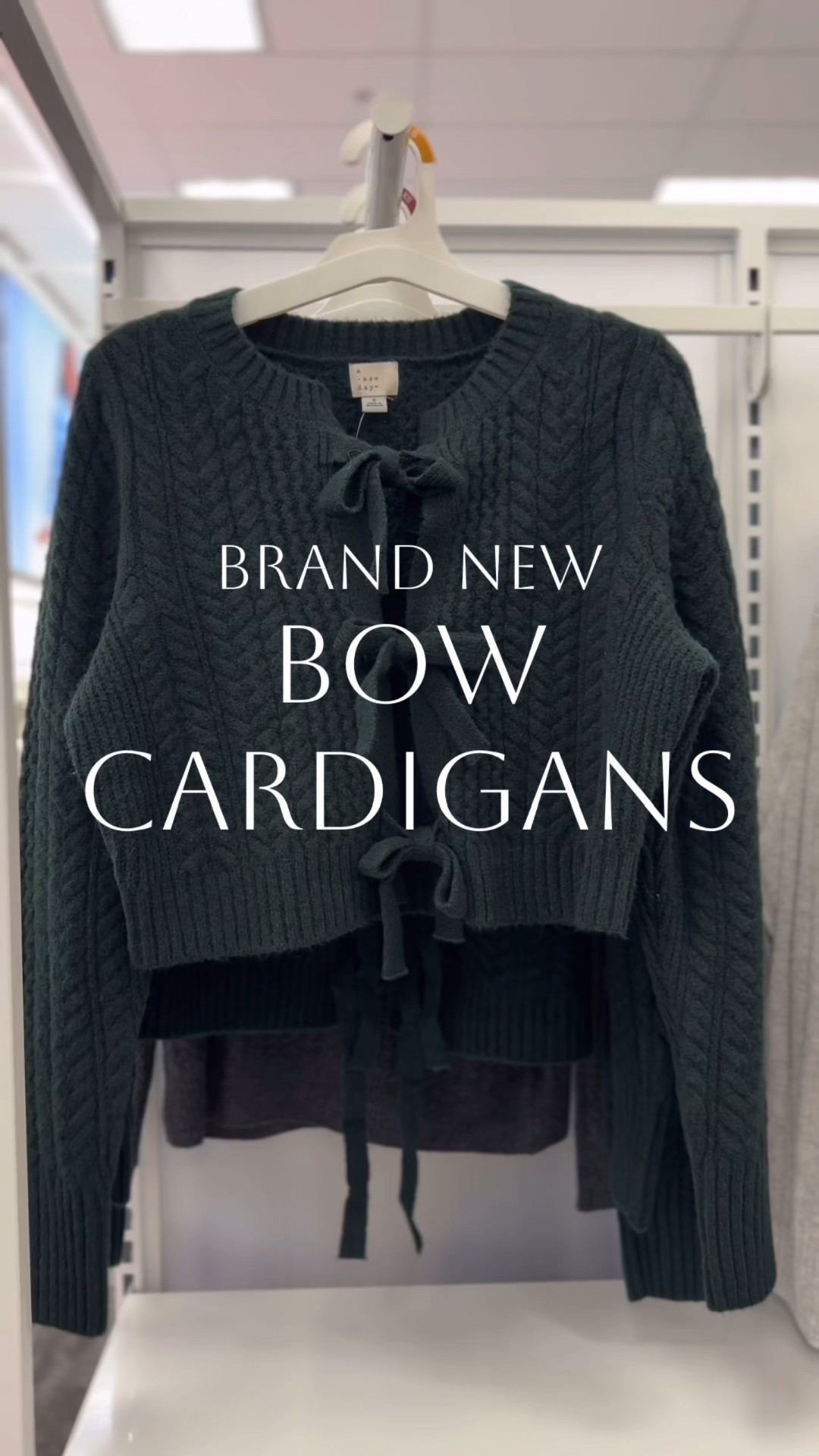 Bow cardigan sweaters // brand new at Target! Saw these today and fell in love! 😍 So beautiful for the fall + the holidays! Such a cute trendy take on a classic! Love the cable knit detail and they are so soft! Three colors available, sizes XS-4X. Dress up for Thanksgiving or the holidays with a skirt, dress, or faux leather pants! Super cute for work, too, with dress pants! Or dress down with jeans for a casual look! Which color is your fave?👇🏻


#LTKHoliday #LTKFindsUnder50 #LTKWorkwear