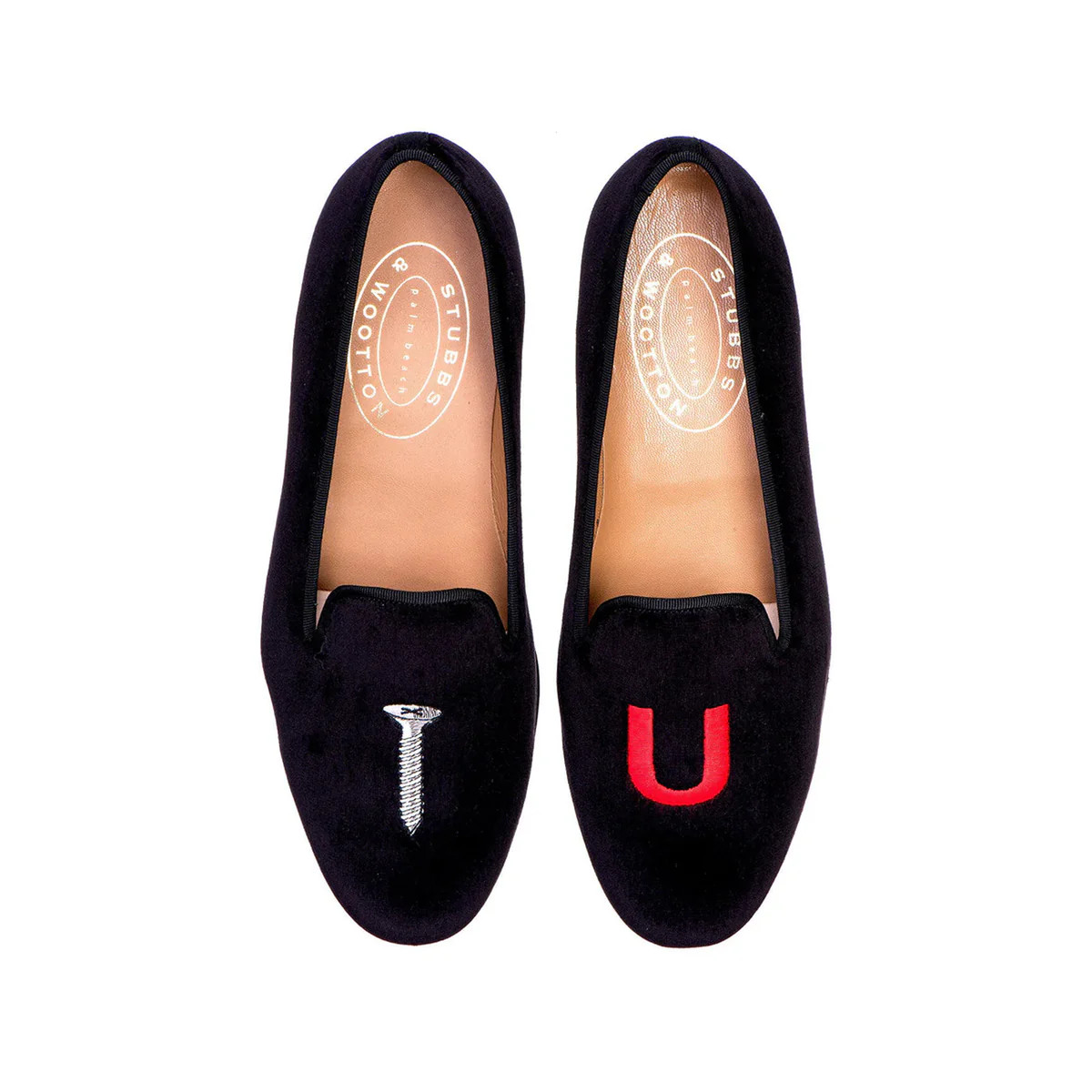 Men’s College Slipper in Black | Over The Moon