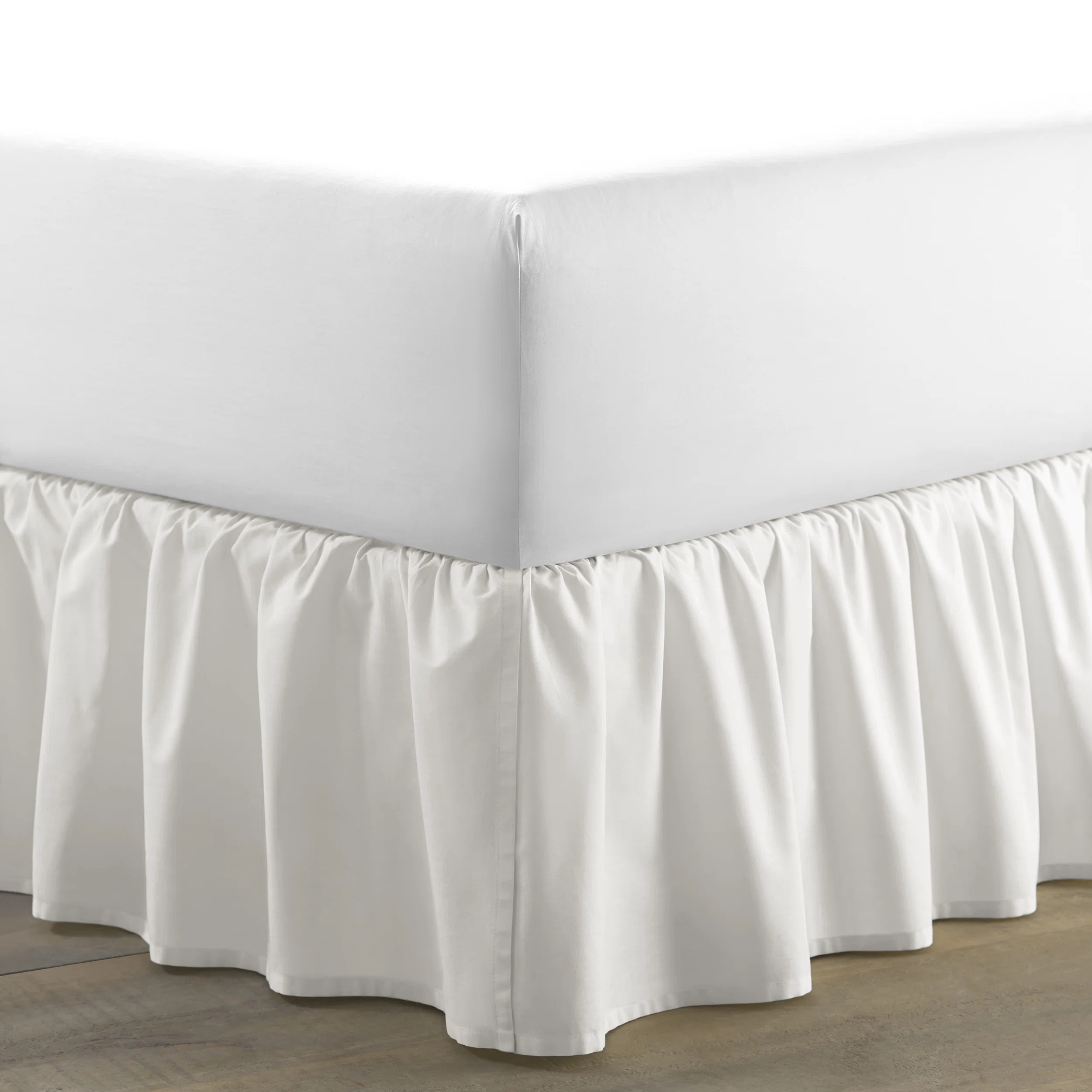 Ruffled Solid Bed Skirt 100% Cotton | Wayfair North America