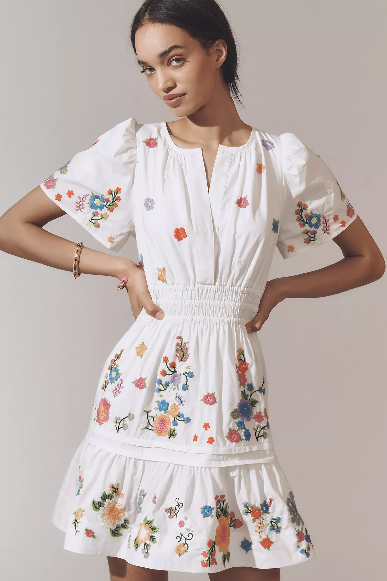 The Somerset Mini Dress: Embroidered Edition | Anthropologie (US)