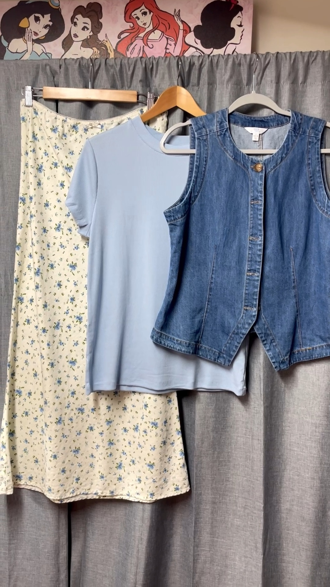 Building an outfit!
Skirt + shirt + vest + accessories = a cute casual spring and summer look

#LTKSeasonal #LTKootd #LTKWorkwear