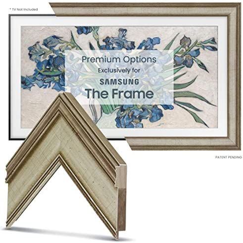 Deco TV Frames - Warm Silver Smart Frame Compatible ONLY with Samsung The Frame TV (55", Fits 2020 F | Amazon (US)