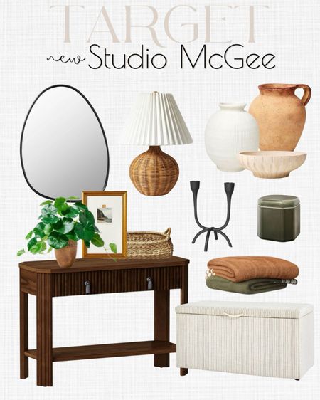 ✨𝙉𝙀𝙒✨ Studio McGee spring decor
New at Target, home decor at Target, spring home refresh, oval mirror, vase, neutral decor, bench, side table, console table, candlesticks, decor objects, plant, faux plant, lamp, table lamp 

#LTKstyletip #LTKhome #LTKbeauty
