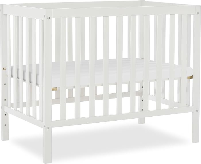 Dream On Me Edgewood 4-in-1 Convertible Mini Baby Crib in White GreenGuard Gold & BSA, Non-Toxic,... | Amazon (US)