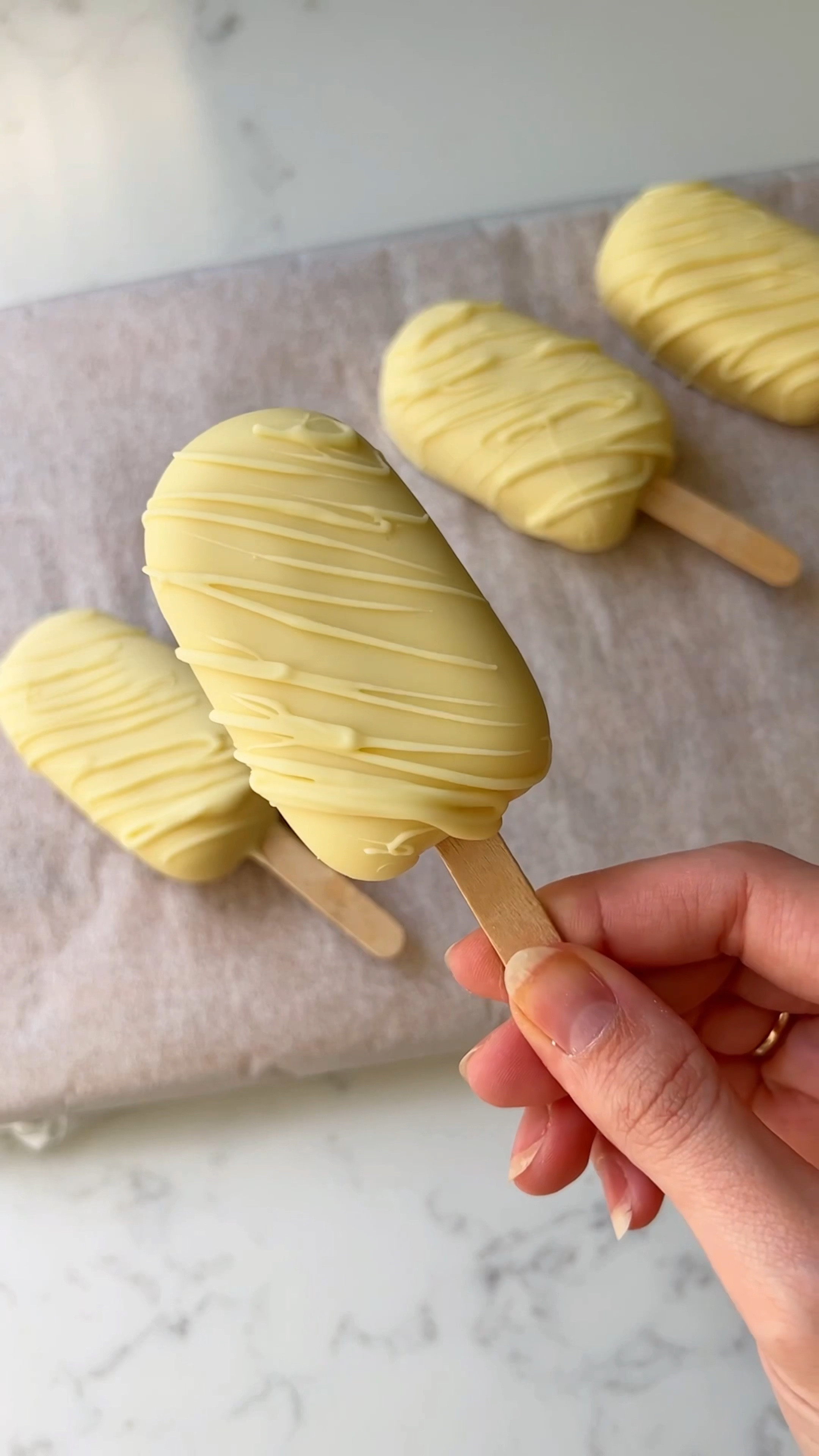 These mango white chocolate pops are.. SO good 🥹 

#LTKhome #LTKfamily #LTKSeasonal