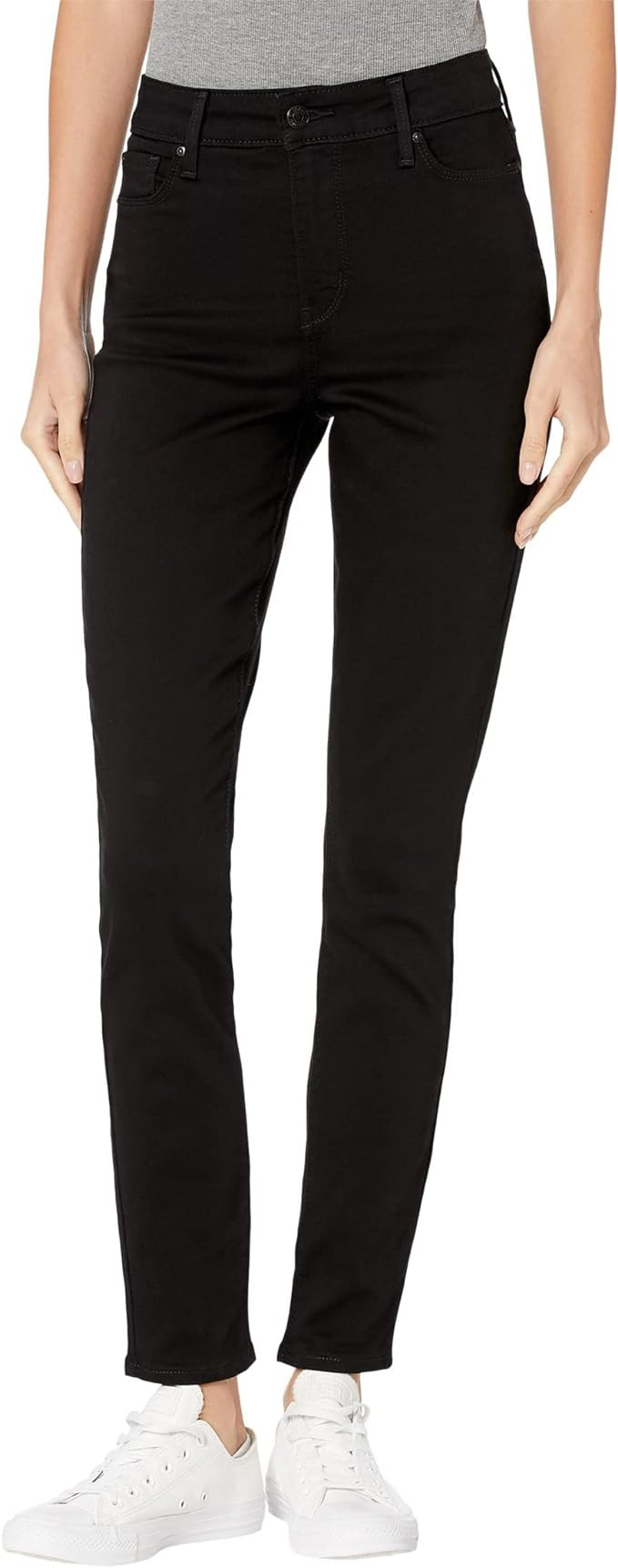 Signature by Levi Strauss & Co. Gold Label Women's Totally Shaping High Rise Skinny Jeans (Standa... | Amazon (US)