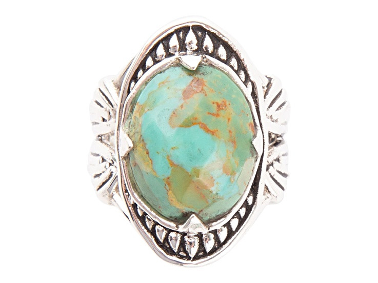 Barse Jewelry Blue Turquoise Sterling Silver Sweet Dreams Ring - 1DCJDA | JTV Jewelry