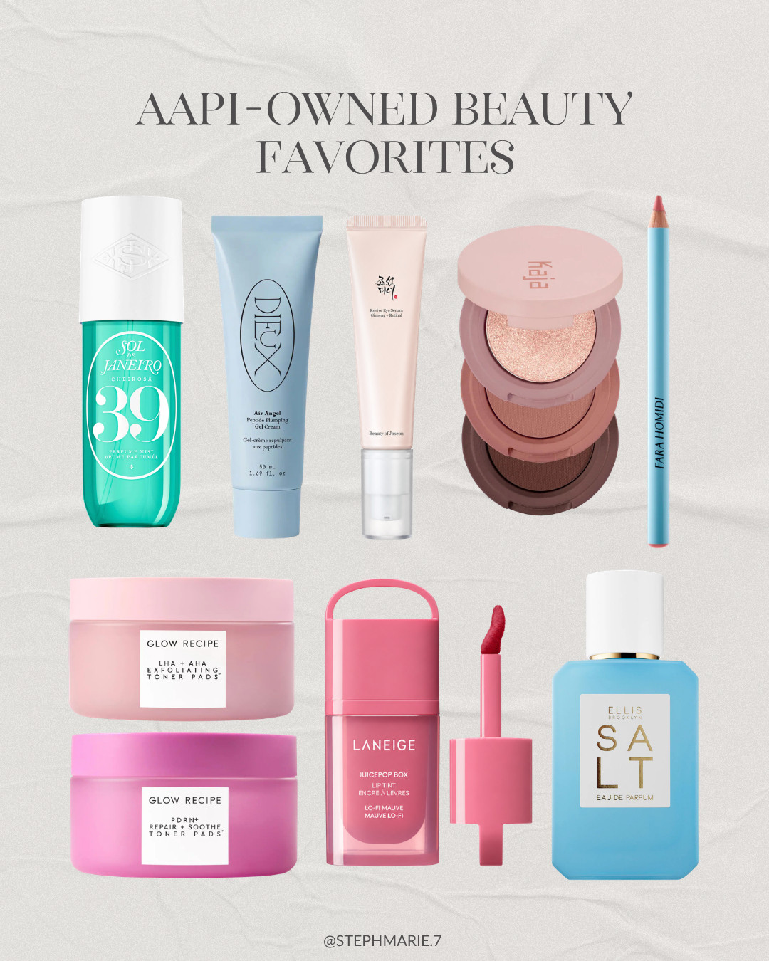 A few of my top favorite AAPI-owned beauty products that I currently have in my rotation! But truly, you can't go wrong with anything from any of these brands!  

 #LTKOver40 #LTKBeauty