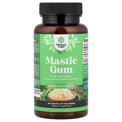 Nature's Craft, Mastic Gum, 60 Capsules (500 mg per Capsule) | iHerb