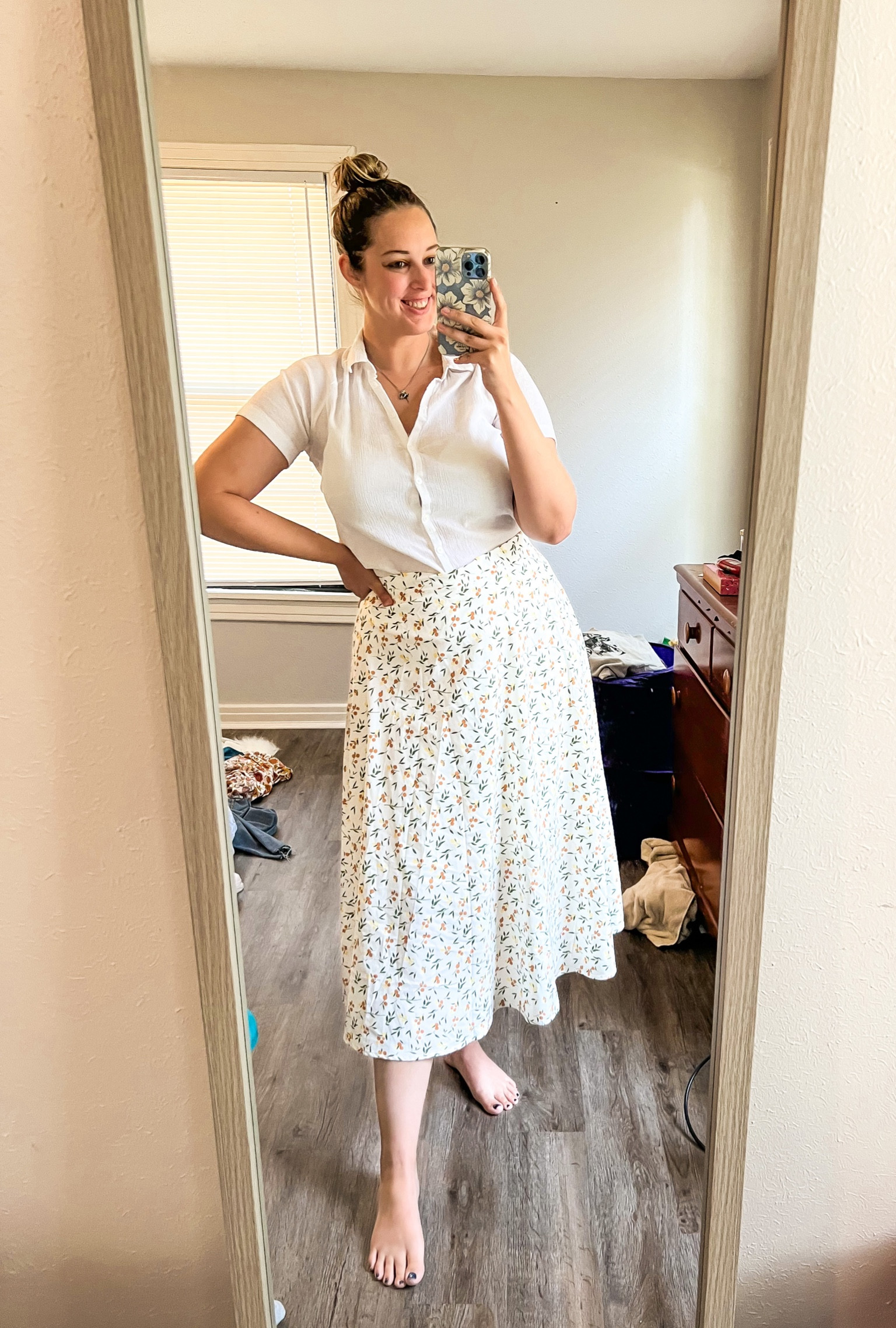 Sunday 6.18.23 ootd - white linen short sleeve shirt (old one, linking similar) and petal lush casual white printed midi skirt (linking similar)

Midsize, midsize outfit, size 10, size 10 outfit, casual outfit, summer outfit, coastal outfit, affordable outfit, effortless outfit, summer outfit, midi skirt 

#LTKworkwear #LTKFind #LTKunder50