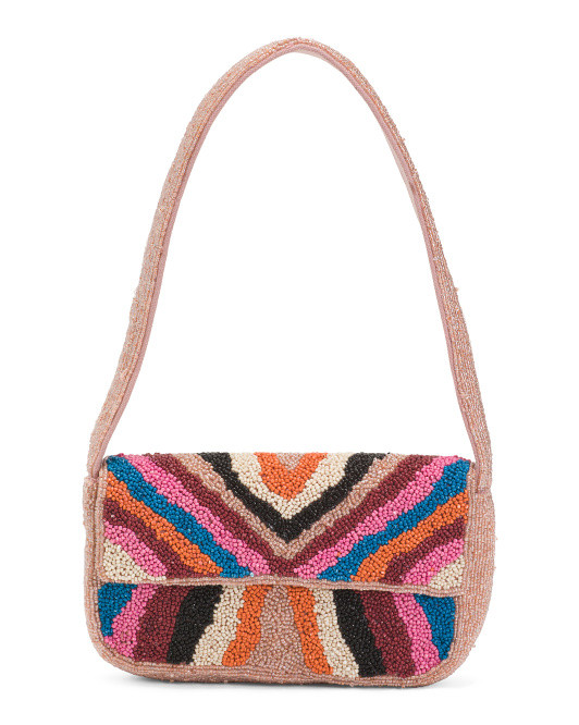 All Over Beaded Shoulder Bag | TJ Maxx