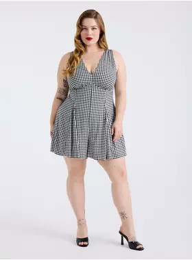 Retro Chic V-Neck Romper | Torrid (US & Canada)