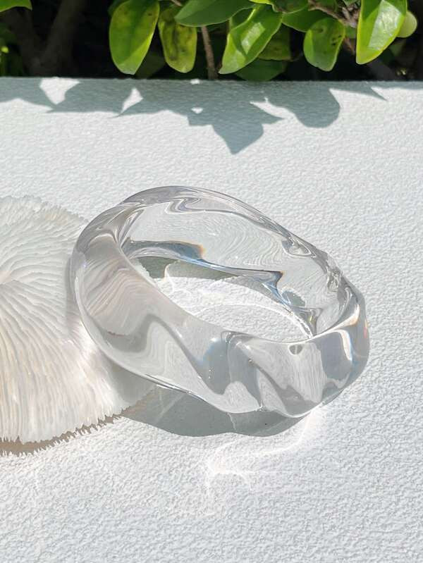 Minimalist Clear Bangle | SHEIN