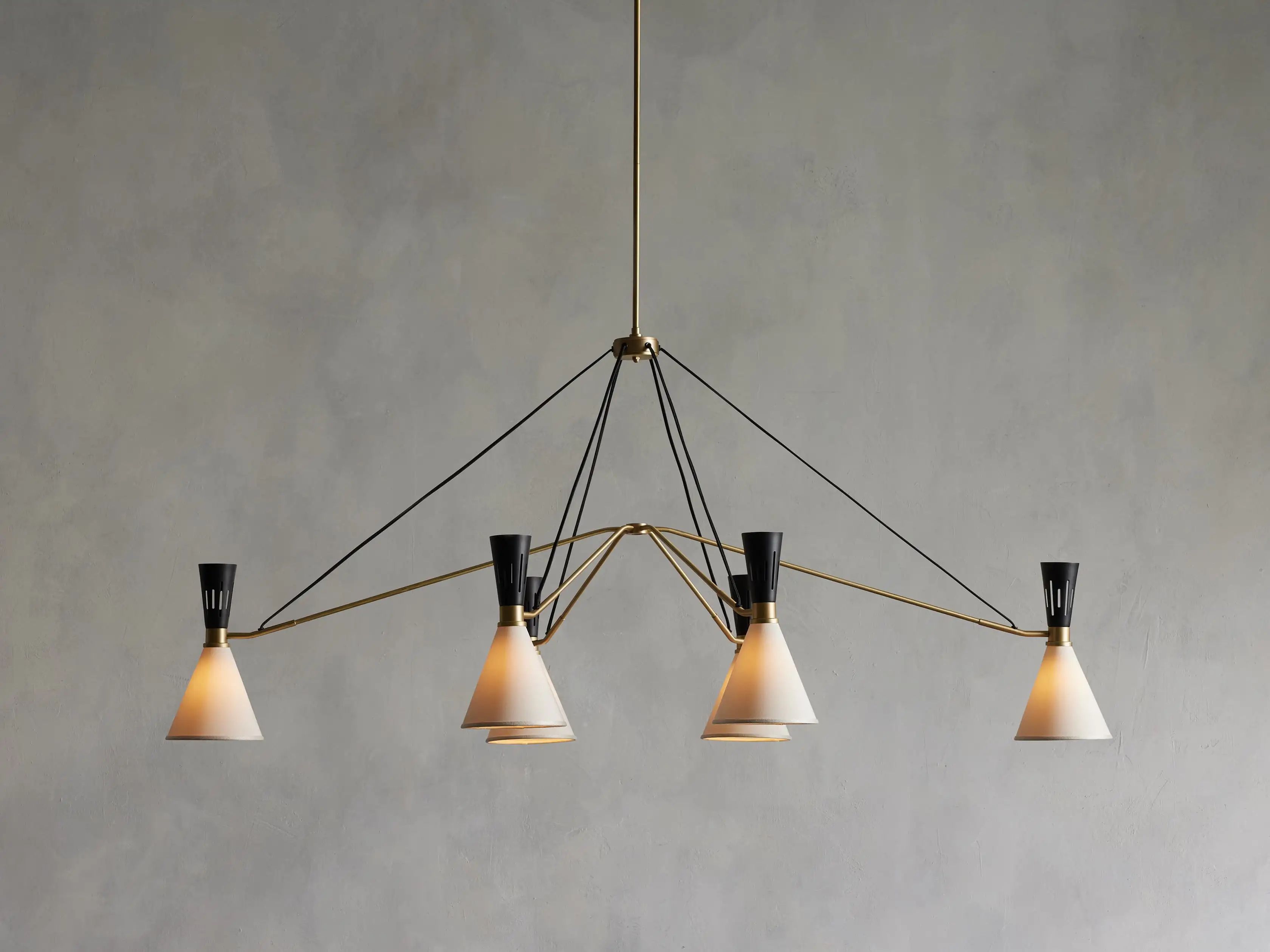 Ramsey 6-Light Linear Chandelier | Arhaus