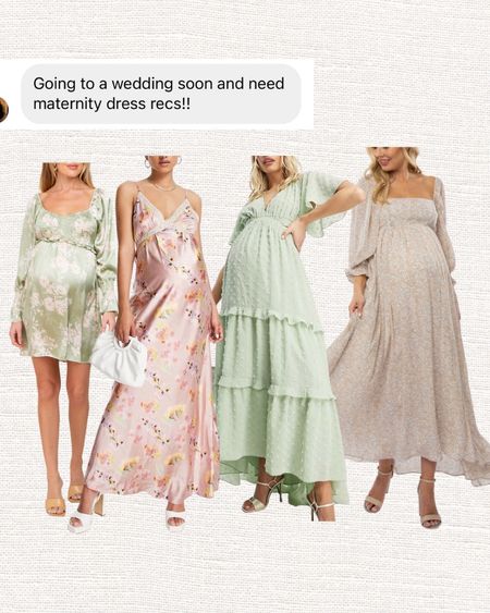 Maternity wedding guest dresses for the mamas to be! 



#LTKwedding #LTKstyletip #LTKbump