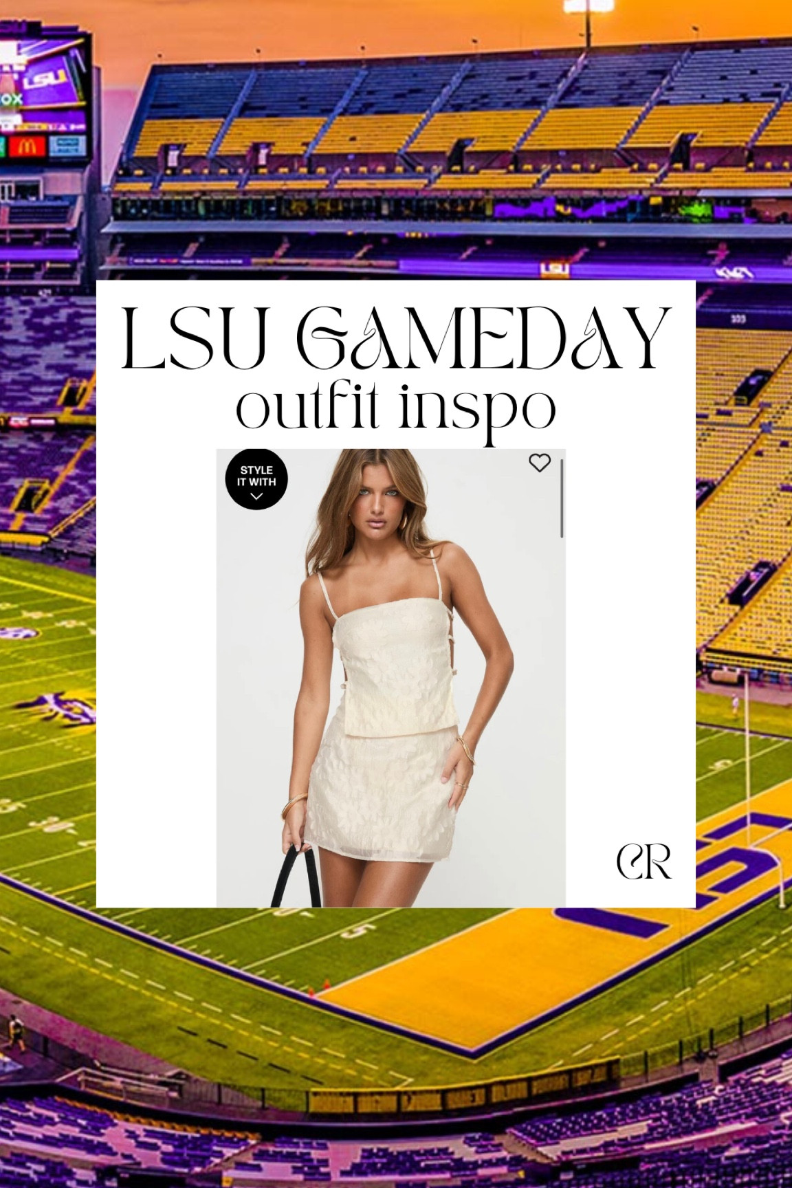 LSU COLLEGE FOOTBALL GAME DAY OUTFIT INSPO!!! 
#lsugameday #gamedayoutfitinspo
#lsu #collegeoutfitinspo #SECfootball 


#LTKU