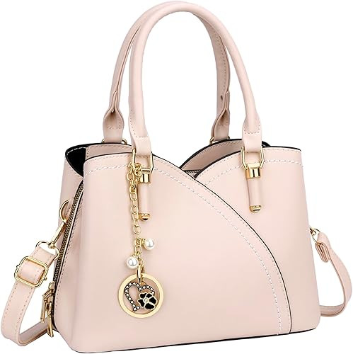 KKXIU Triple Compartments Purses and Handbags for Women Fashion Ladies Satchel Shoulder Top Handl... | Amazon (US)