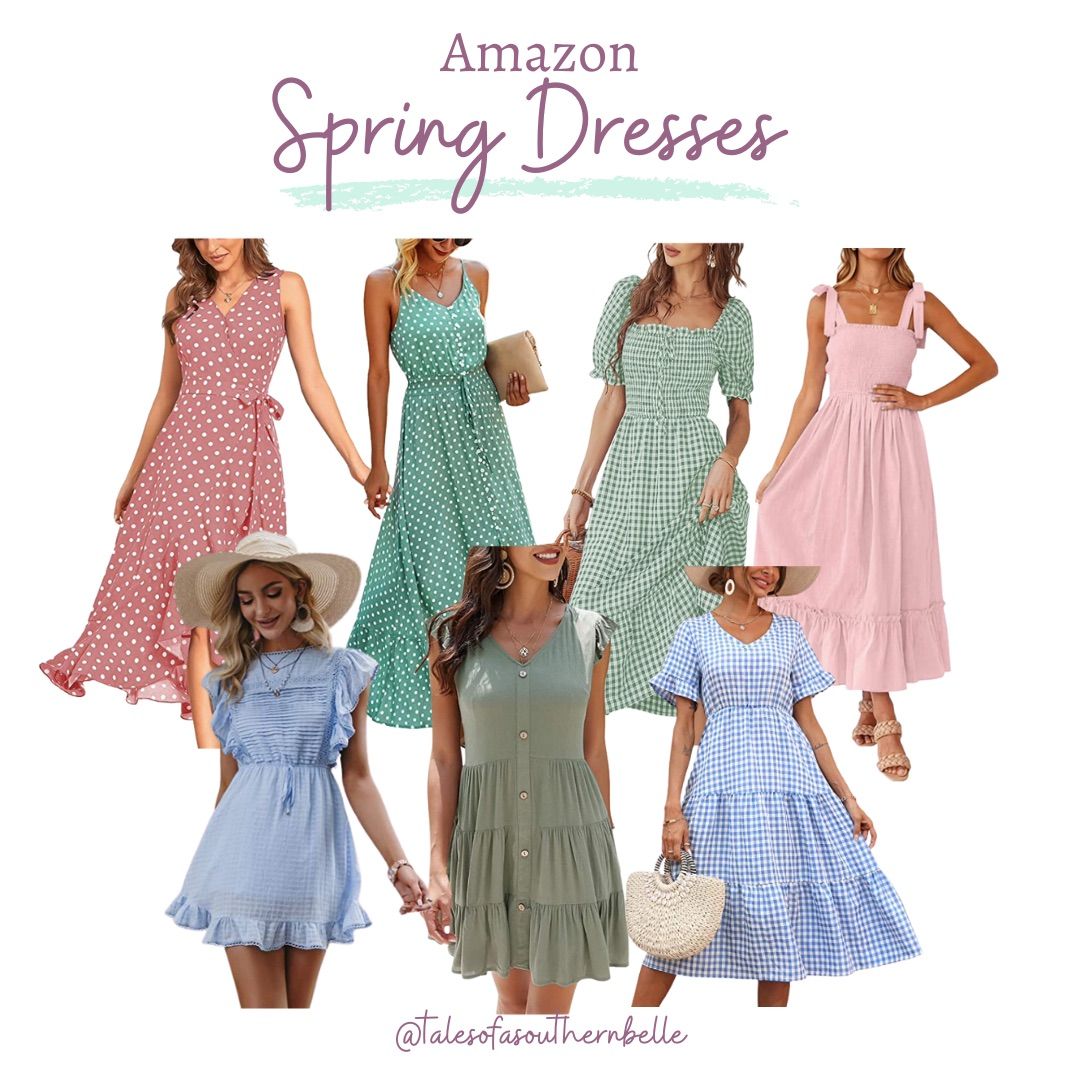 Spring dresses // spring Outfits  | Amazon (US)