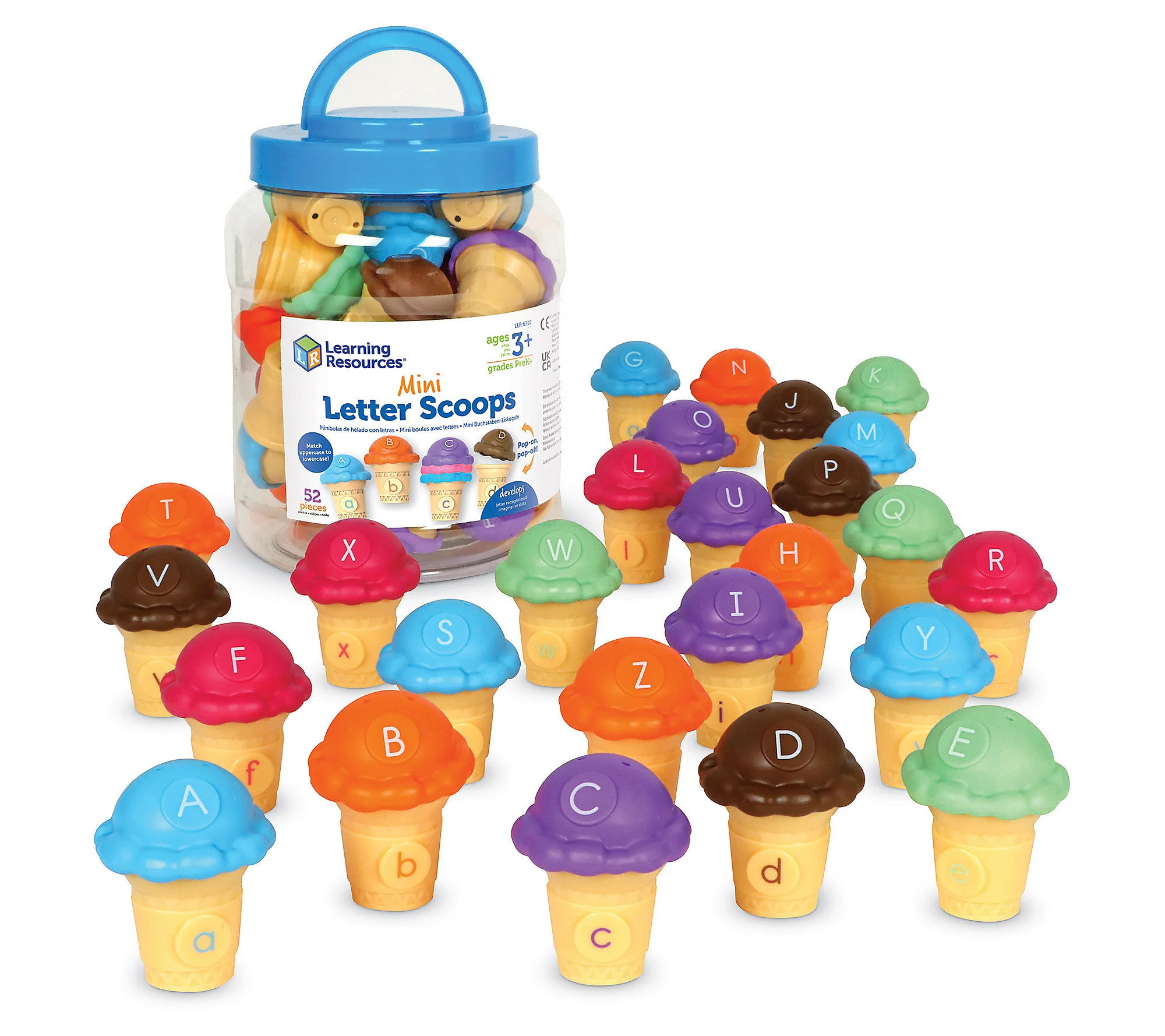 Learning Resources Mini Letter Scoops Toy Set | QVC