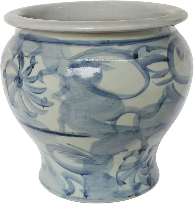 Blue and White Porcelain Flower Pot | Amazon (US)
