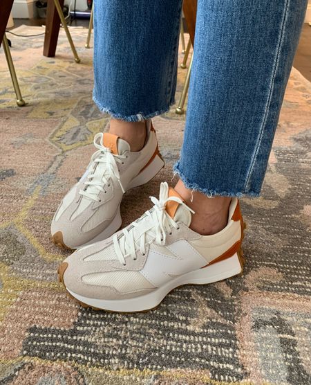 My favorite sneakers just came out in new spring colors! In stock now. New Balance 327! 

Peach pink
Sage green
Perfect no show socks
Athleisure 
Tennis shoes
Denim
Ootd
Sneakers
White
Orange
Neutral
Area rug
Restock 

#LTKfindsunder100 #LTKshoecrush #LTKstyletip