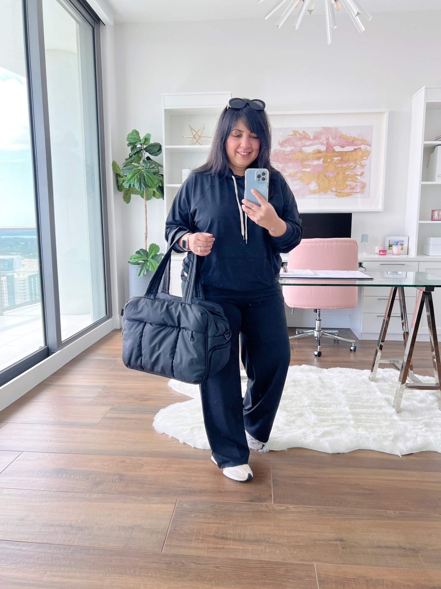 LTK Spring Sale! 20% off Vuori for new customers with code LTKVuoriSPRING.

Travel outfit! Vuori Halo oversized hoodie and Halo Essential Wide Leg pants size large. The material is so unbelievably soft and comfortable and it’s very lightweight so it’s not too hot for the warmer months. New Balance 327 sneakers true to size. Celine sunglasses. CALPAK Luka duffel bag.

#LTKTravel #LTKSpringSale #LTKActive