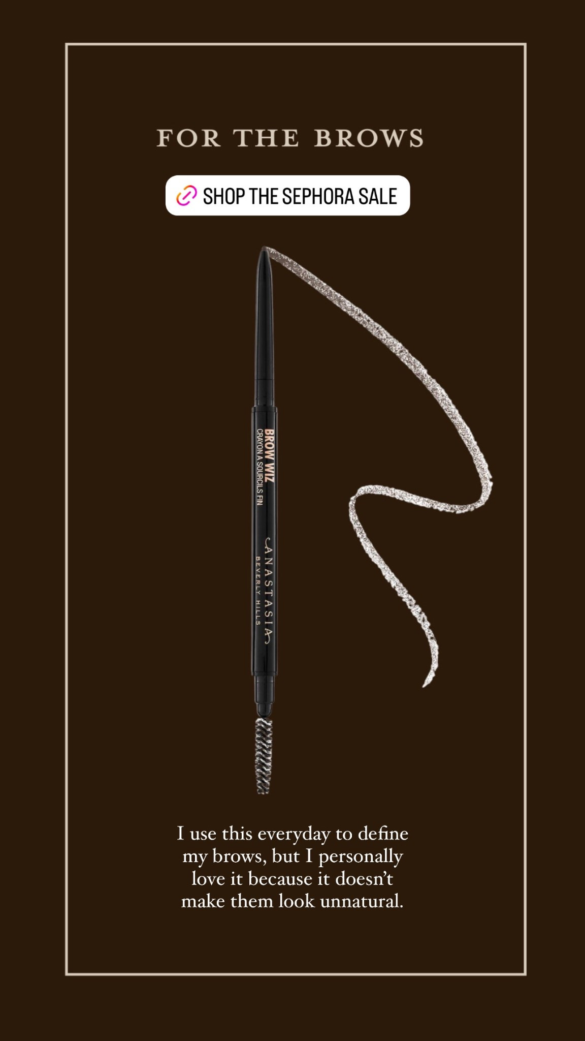 Love this for a defined by natural brow look! Shop my Sephora sale recommendations by category — this is “FOR THE BROWS” 

#LTKBeauty #LTKSaleAlert #LTKFindsUnder50