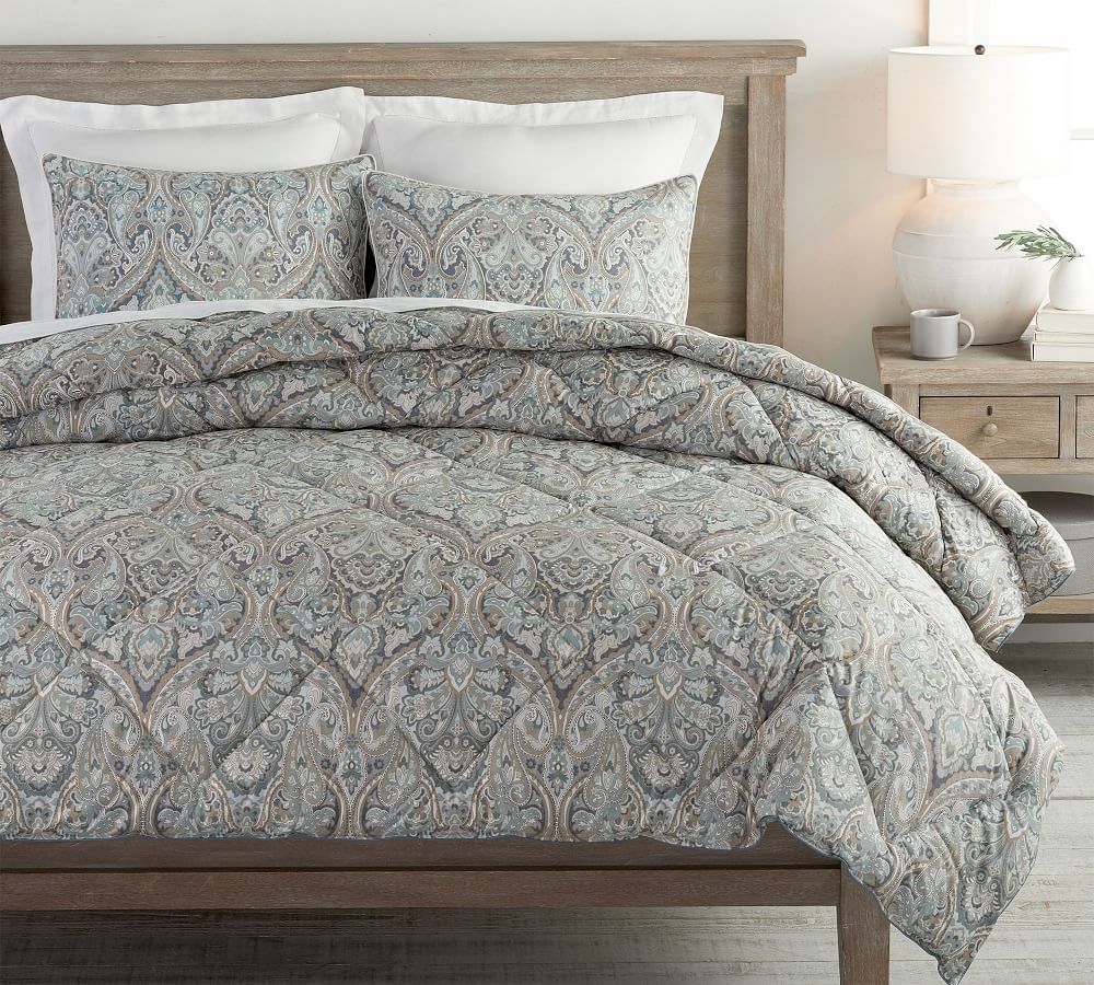 Mackenna Percale Comforter | Pottery Barn (US)