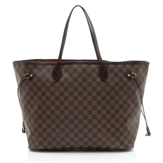 Pre-Owned Louis Vuitton Damier Ebene Neverfull GM Tote | Walmart (US)