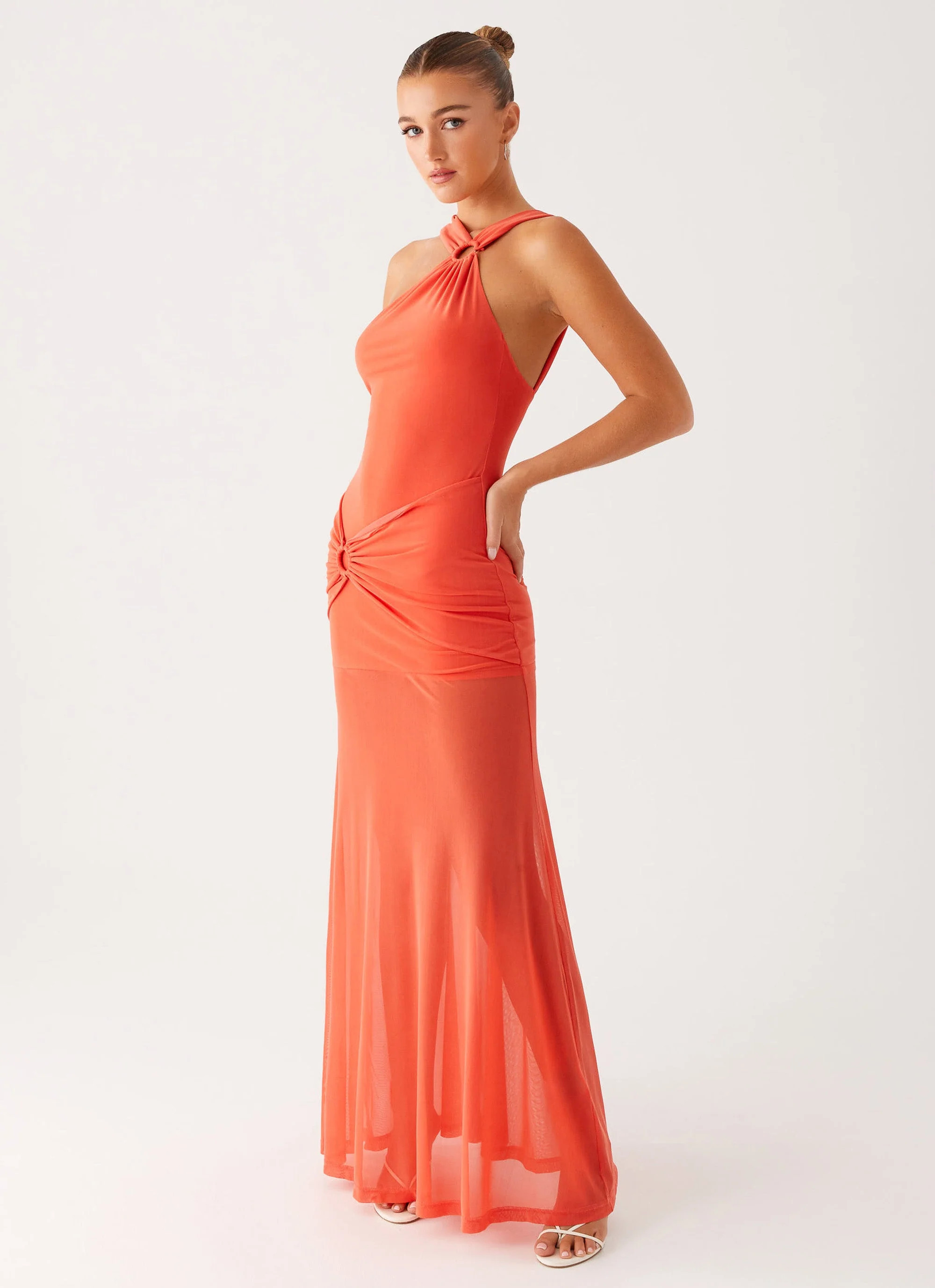 Kavala Maxi Dress - Coral | Peppermayo (Global)