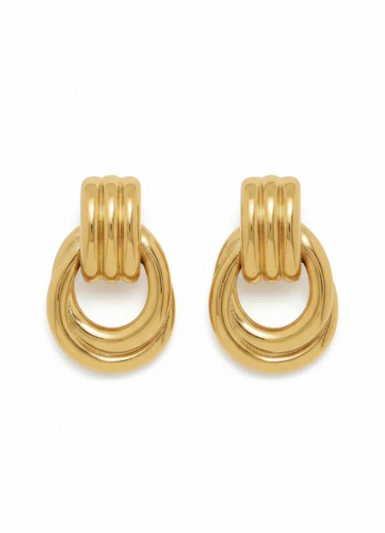 Aurelia Gold Hoops | Yumi Kim