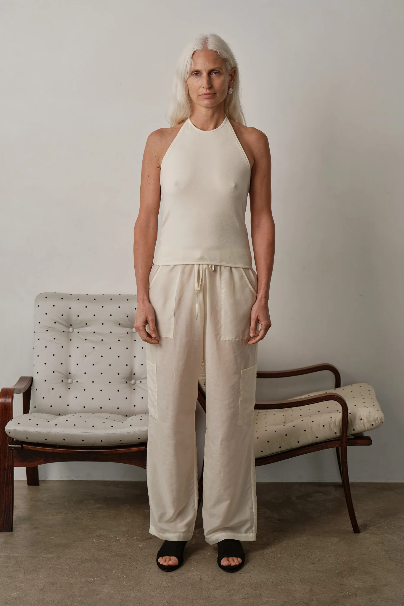 The Silk Cotton Sheer Cargo Pant | DONNI.