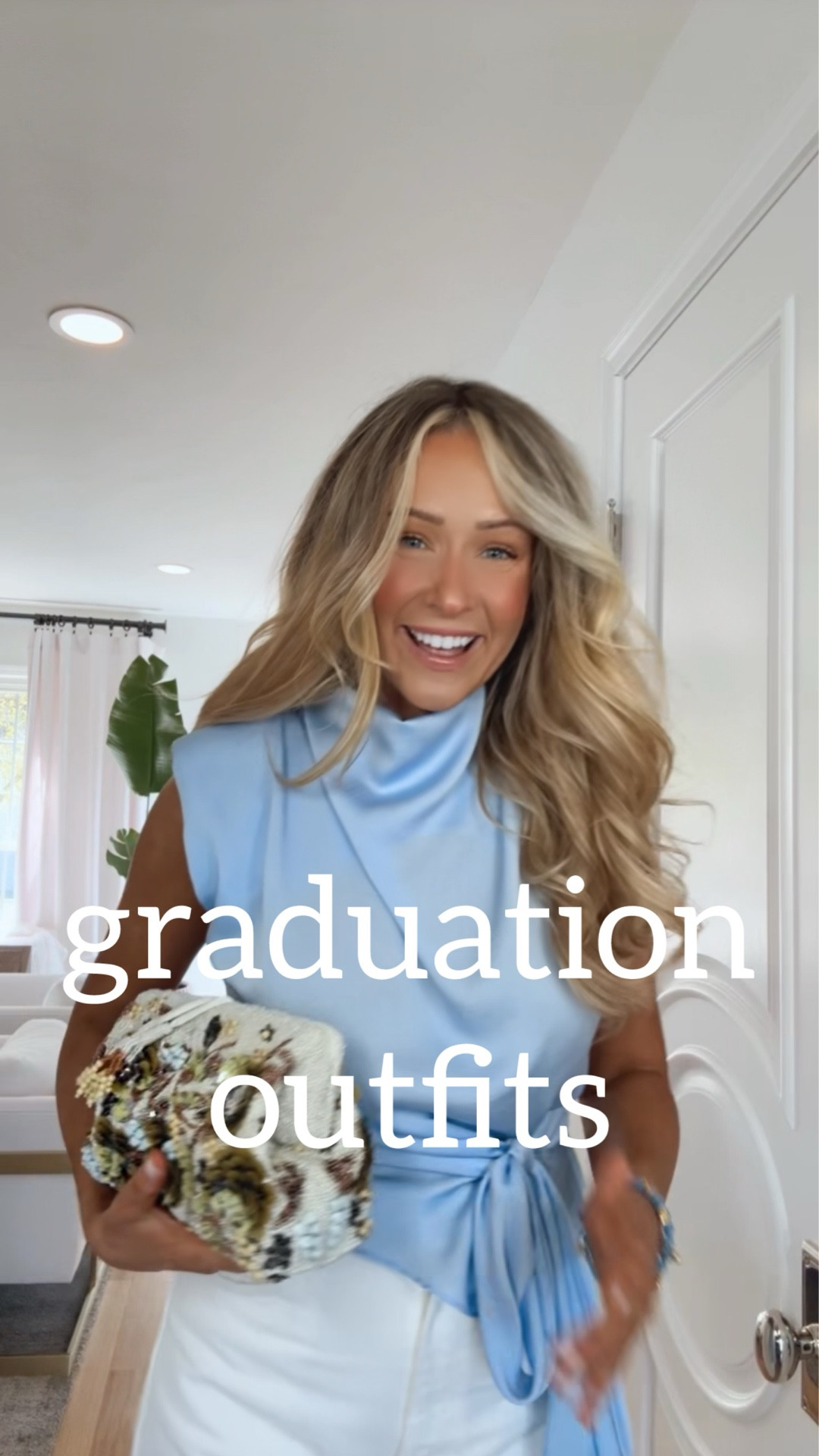 Affiliate links - I earn commission on purchases made through my links | Graduation dresses and outfit ideas! 🎓✨ Classic, timeless looks you can wear all spring and summer. Whether you’re attending a graduation ceremony, brunch, or a special occasion, these outfits are easy to rewear beyond just one occasion!

• 100% linen dress — Made from breathable linen, this is the kind of dress you’ll reach for all summer long. It’s lightweight, comfortable, and perfect for warm weather, but what really makes it worth it is the timeless silhouette. A classic piece you can wear year after year, not just for graduation, but for vacations, everyday plans, and everything in between.

• Cute top + white jeans — For a slightly more casual graduation outfit, a cute top paired with white jeans always works. This top has a soft sheen with beautiful details like draping at the shoulders and a tie waist, which instantly makes it feel more dressed up. The white jeans keep it balanced and not overly formal, and adding a statement bag pulls the whole look together for something that feels polished but still effortless.

• White midi dress — A white dress is always a safe, classic option for graduation, but this one has a unique back detail that gives it a more elevated feel. Made from a cotton-linen blend, it’s breathable and ideal for warmer days. I love that it can be dressed up for an event or styled casually with flat sandals, another piece you’ll keep wearing all season long.

• Floral midi dress — If you prefer a sleeve option, a floral midi dress is perfect for all your spring occasions like graduation, Mother’s Day, baby showers, brunches, and more. It feels dressy and put-together, but you can easily dress it down with flat shoes for a more casual, everyday look.

#graduationoutfits #springoutfitideas #classicstyle