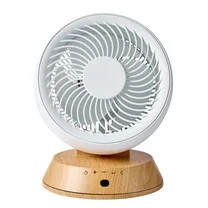 Better Homes & Gardens 7Inch Circulating Fan, Juliet Collection, White and Light Honey | Walmart (US)