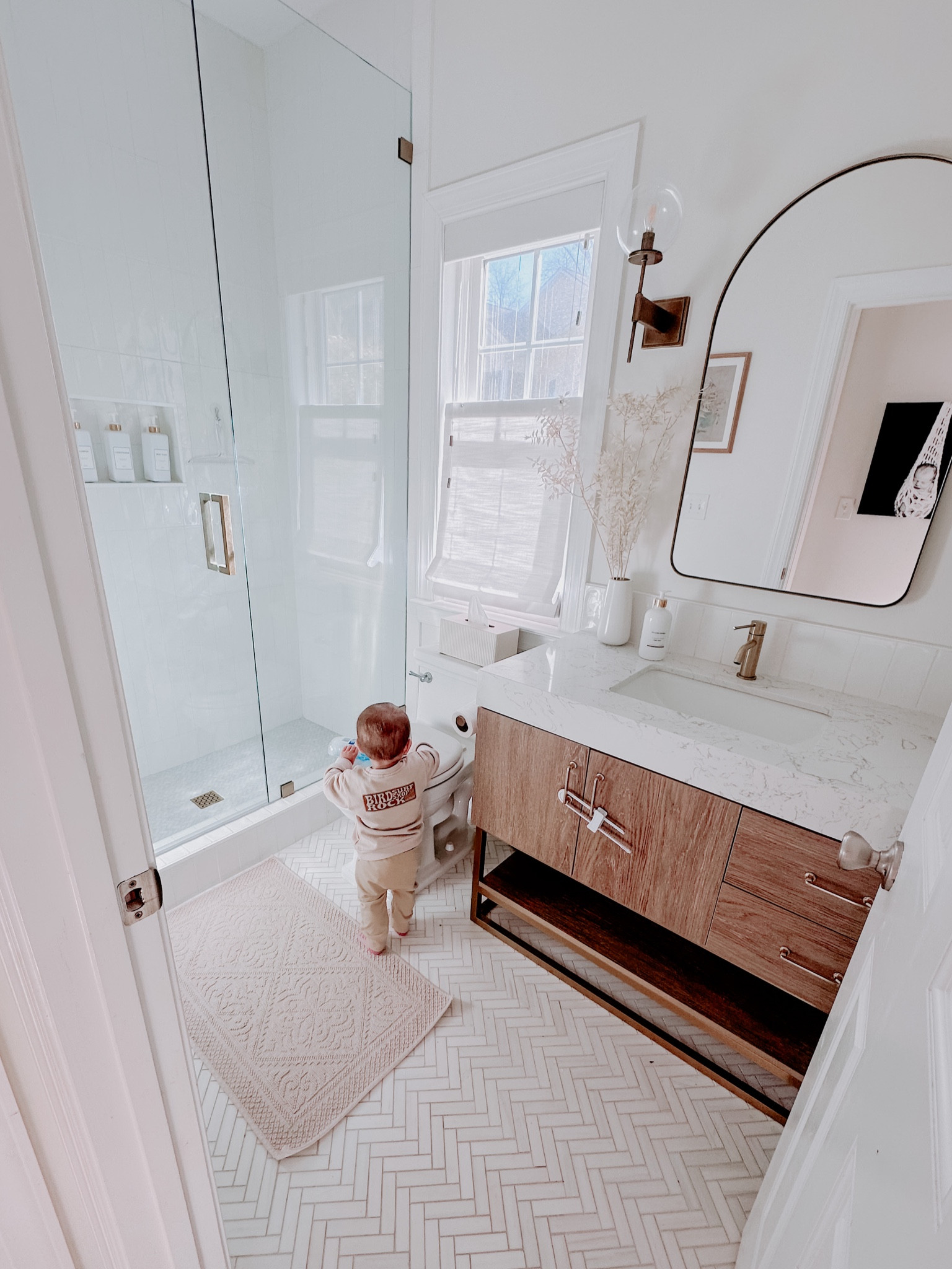 Spy my cute little assistant. Bathroom inspo bathroom decor before and after 

#LTKhome #LTKSale #LTKFind